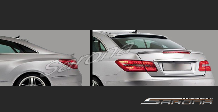 Custom Mercedes E Class  Coupe Roof Wing (2010 - 2014) - $340.00 (Manufacturer Sarona, Part #MB-028-RW)